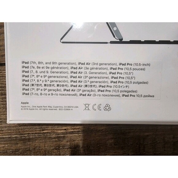 Apple Smart Keyboard for iPad(7th/8th/9th gen), iPad Air(3rd gen)&10.5iniPad Pro - Picture 3 of 6